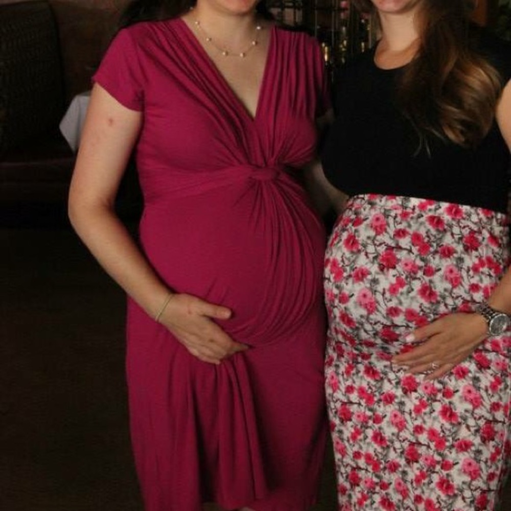Seraphine Maternity Dress UK Size 10 pink